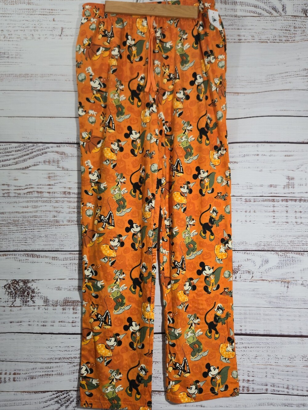 Disney Parks Halloween Mickey & Friends All Over Print PJ Pants Sz Medium NWT